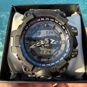 NWT Activa Neo X Invicta Collab Men's Watch 55mm Camo Green ACW428-001
